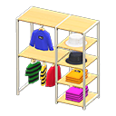In-game image of Midsized Clothing Rack