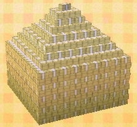 In-game image of Mountain Of Money