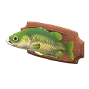 In-game image of Mounted Black Bass