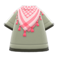 In-game image of Oversized Shawl Overshirt