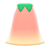 In-game image of Peach Dress