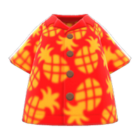 In-game image of Pineapple Aloha Shirt