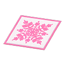 In-game image of Pink Hawaiian Quilt Rug