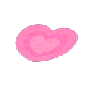 In-game image of Pink Heart Rug
