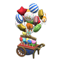 In-game image of Plaza Balloon Wagon
