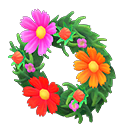 In-game image of Pretty Cosmos Wreath