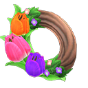 In-game image of Pretty Tulip Wreath