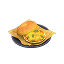 In-game image of Pumpkin Bagel Sandwich