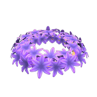 In-game image of Purple Hyacinth Crown