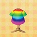 In-game image of Rainbow Tee