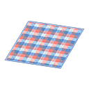 In-game image of Red-and-blue Checked Rug