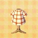 In-game image of Red-grid Tee