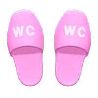 In-game image of Restroom Slippers