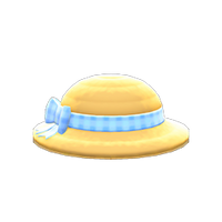 In-game image of Ribboned Straw Hat