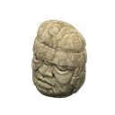 In-game image of Rock-head Statue