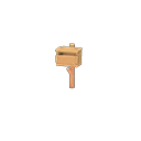 In-game image of Rustic Mailbox