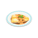 In-game image of Sauteed Olive Flounder