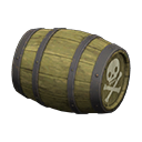 In-game image of Sideways Pirate Barrel