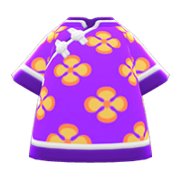 In-game image of Silk Floral-print Shirt