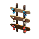 In-game image of Skateboard Wall Rack