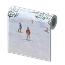 In-game image of Ski-slope Wall