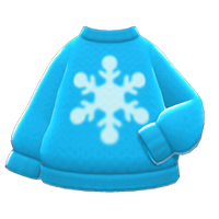 In-game image of Snowflake Sweater