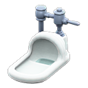 In-game image of Squat Toilet