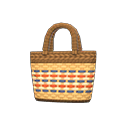 In-game image of Striped Basket Bag