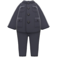 In-game image of Suit With Stand-up Collar