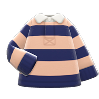 In-game image of Thick-stripes Shirt