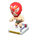 In-game image of Throwback Wrestling Figure