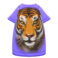 In-game image of Tiger-face Tee Dress