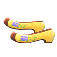 In-game image of Traditional Flower Shoes