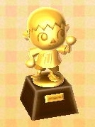 In-game image of Villager Statue