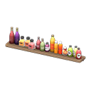 In-game image of Wall Shelf With Bottles