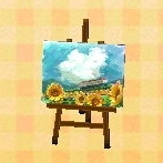 In-game image of Wendell's Painting