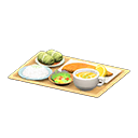 In-game image of Western-style Meal