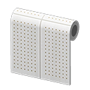 In-game image of White Perforated-board Wall