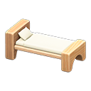 In-game image of Wooden-block Bed