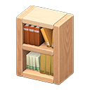 In-game image of Wooden-block Bookshelf