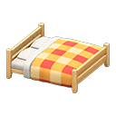 In-game image of Wooden Double Bed