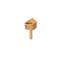 In-game image of Wooden Mailbox