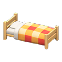 In-game image of Wooden Simple Bed