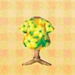In-game image of Yellow Aloha Tee
