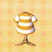 In-game image of Yellow-bar Tee