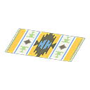 In-game image of Yellow-design Kitchen Mat