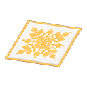 In-game image of Yellow Hawaiian Quilt Rug