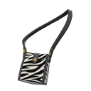 In-game image of Zebra-print Shoulder Bag