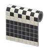 Picture of Black Two-toned Tile Wall