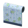 Picture of Blue Flower-print Wall